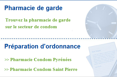 pharmacie garde condom